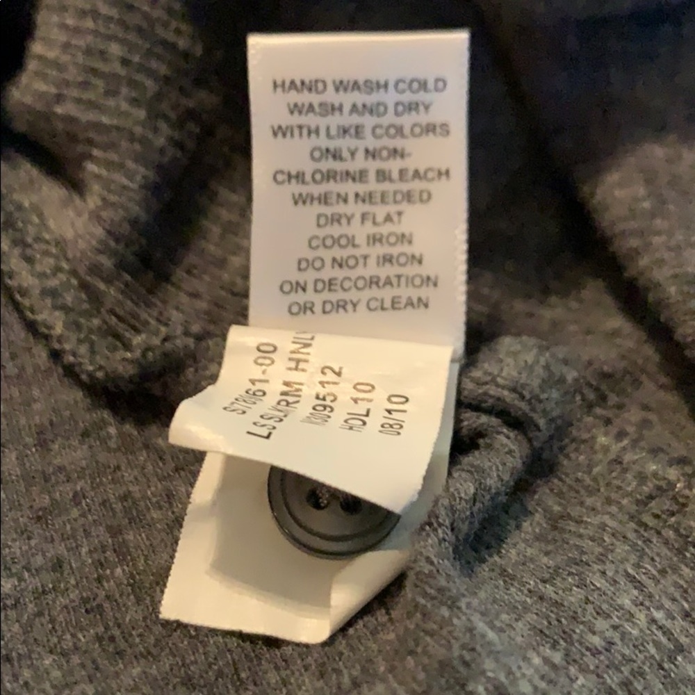 Banana Republic gray scoop neck with ruffles EUC - Picture 6 of 8